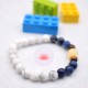 Bracelet enfant en Howlite, Sodalite, Calcite jaune et Oeil de tigre