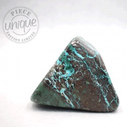 Chrysocolle forme libre 8