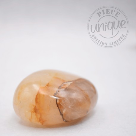 Galet Quartz Hematoïde 7