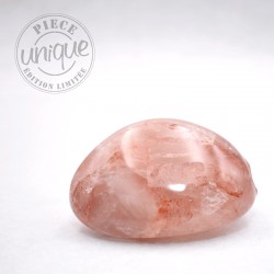 Galet Quartz Hematoïde 8