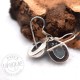 Aigue-marine boucles d'oreilles