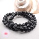 Bracelet Obsidienne mouchetée Perles rondes 6mm