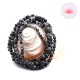 Bracelet Obsidienne mouchetée Perles rondes