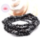 Bracelet Obsidienne mouchetée Perles rondes