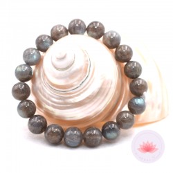 Labradorita pulsera perlas redondas 10mm