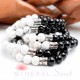 Pulsera Hombre Howlita y Ónix