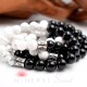 Pulsera Hombre Howlita y Ónix