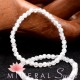 Bracelet Cristal de roche  enfant perles rondes 4mm