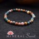 Bracelet enfant Jaspe Polychrome perles rondes 4mm