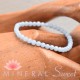 Bracelet enfant Angélite perles rondes 4mm