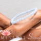 Bracelet enfant Angélite perles rondes 4mm