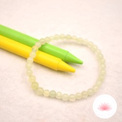 Pulsera infantil Jade perlas redondas 4mm