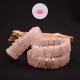 Bracelet Quartz rose losange
