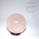 quartz rose sphère 10