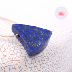Lapis Lazuli pendentif demi-poli 4
