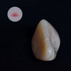 Opale rose pierre roulée 2