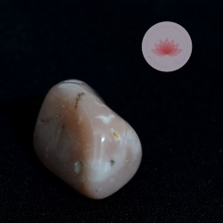 Opale rose pierre roulée 3