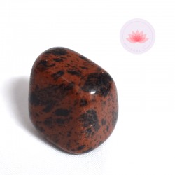 Obsidienne Acajou pierre roulée 3
