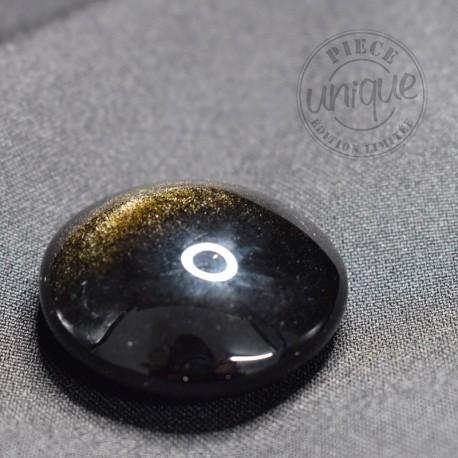 Obsidienne dorée galet chakra 2