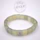 Bracelet Jade perle carrée 10mm