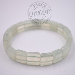 Bracelet Jade perle carrée 10mm