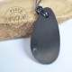 Pendentif Shungite cristal goute + cordon