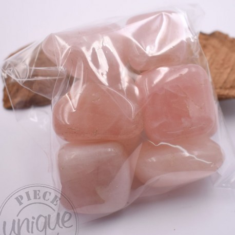 Cuarzo rosa piedras rodadas grandes 250g