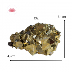Pyrite brute octaédrique 5