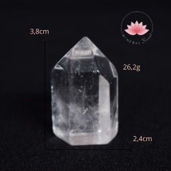 Cristal de roca punta 8
