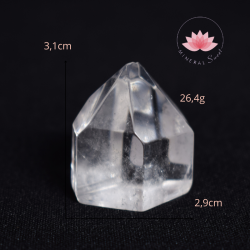 Cristal de roca punta 9