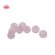 Cuarzo rosa natural perlas 6mm precios a escala