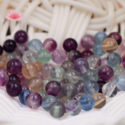 Fluorita natural perlas 6mm precios a escala