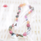 Bracelet Tourmaline multicolore perle nugget 1