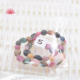 Bracelet Tourmaline multicolore perle nugget 5