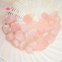 Cuarzo rosa piedras rodadas pequeñas 100g