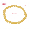 Calcite orange bracelet  perles rondes 6mm