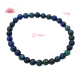 Azurite Malachite bracelet perles rondes 6mm