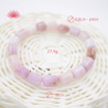 Kunzite bracelet perles cylindre 2
