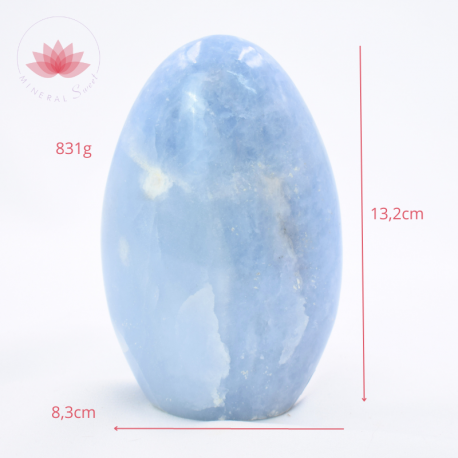 Calcite bleue forme libre 4