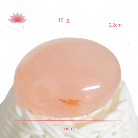 Quartz rose galet 1