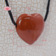Jaspe Rouge pendentif coeur 2