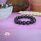 Pulsera Shungit perlas redondas 8mm - 12cm