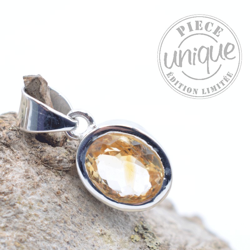 pendentif citrine