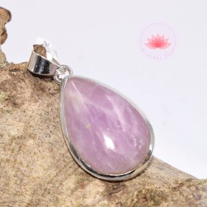 kunzita con plata