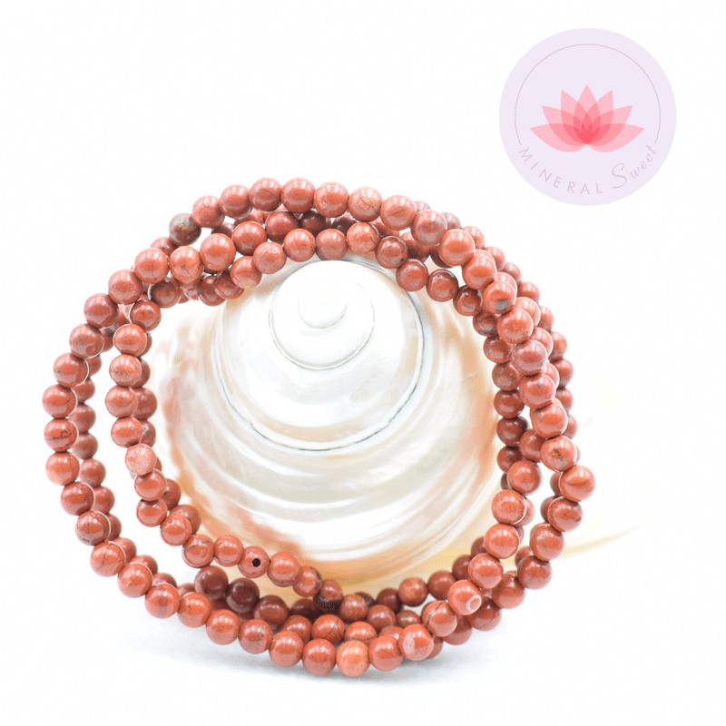 jaspe rojo pulsera