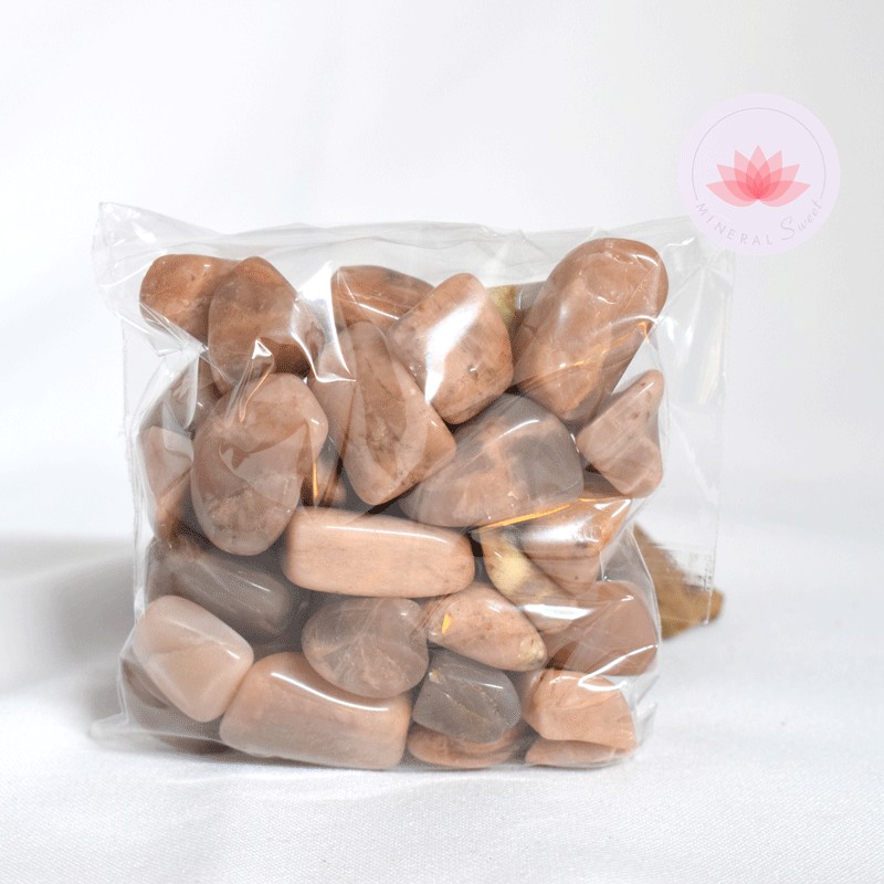 pierre de lune brune pierre roulée