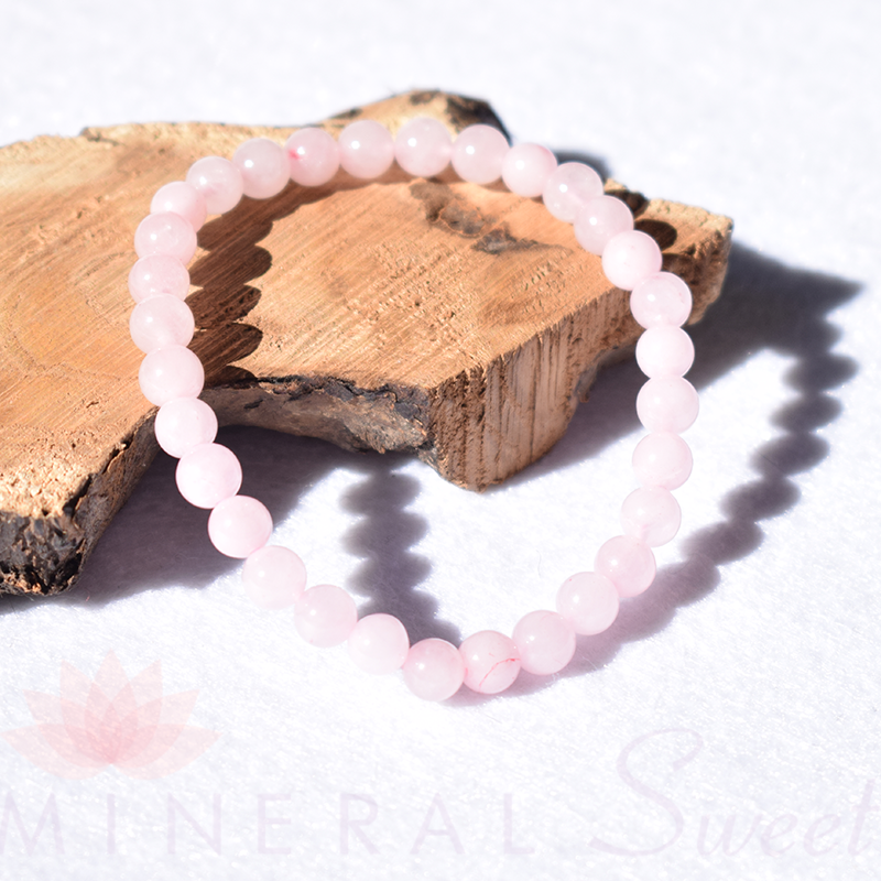 quartz rose bracelet