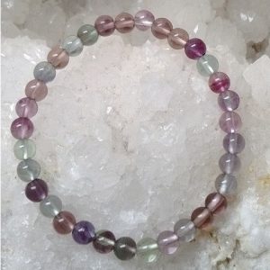 Pulsera Fluorita multicolor / 8mm