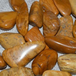 jaspe jaune pierre roulée/ unité