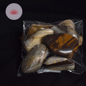 Jaspe polychrome grandes pierres roulées-2 /250g